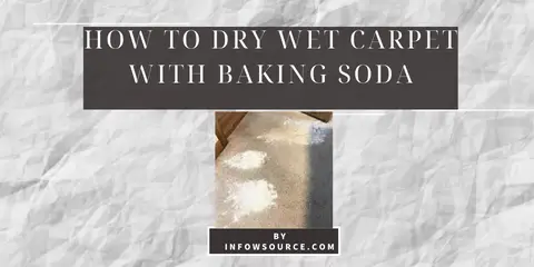 drying wet carpet baking soda