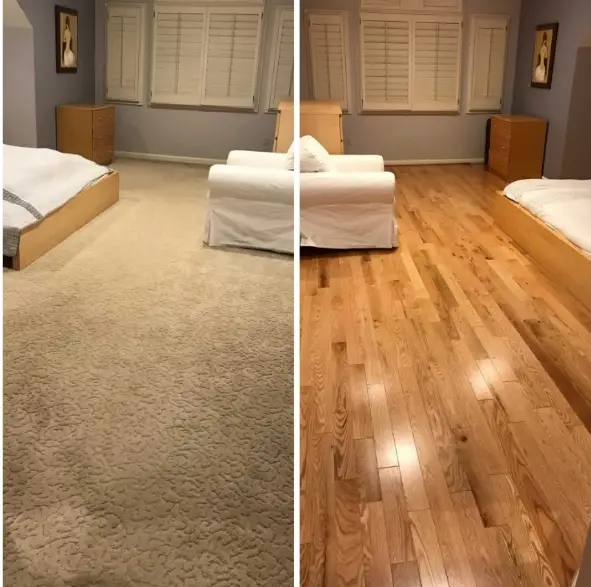 Carpet vs Hardwood