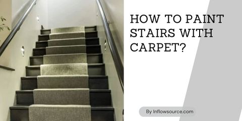 How to Paint Stairs with Carpet