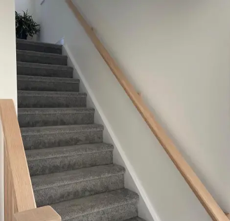 How to Paint Stairs with Carpet